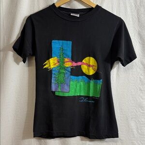 Vintage Graphic Tee PNW coast 90’s single stitch